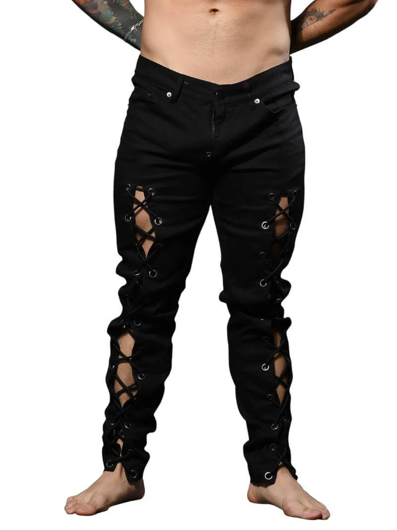 Andrew Christian F.A.G. Capsule Skinny Black Pants - SIZE 34"