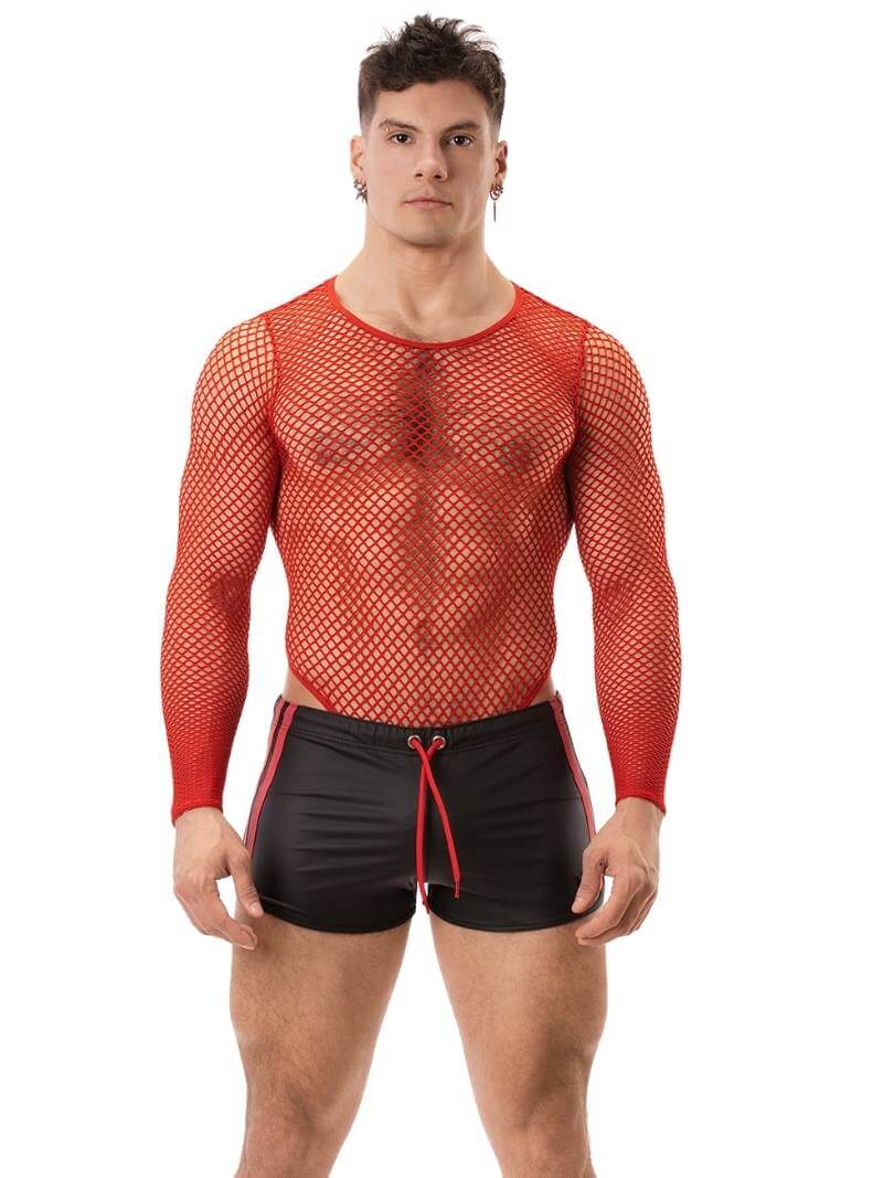 BARCODE Berlin Byron Leatherette Mini Short - Image 2