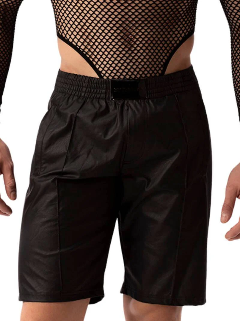 BARCODE Berlin Polikor Leather Look Bermuda Short