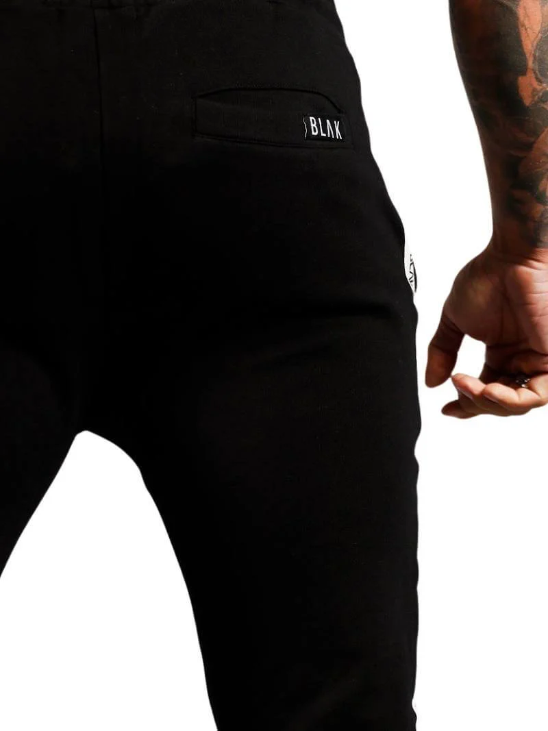 BLAK Cuffed Slim Fit Cotton Jogger Pants with Pockets - XS - Image 3