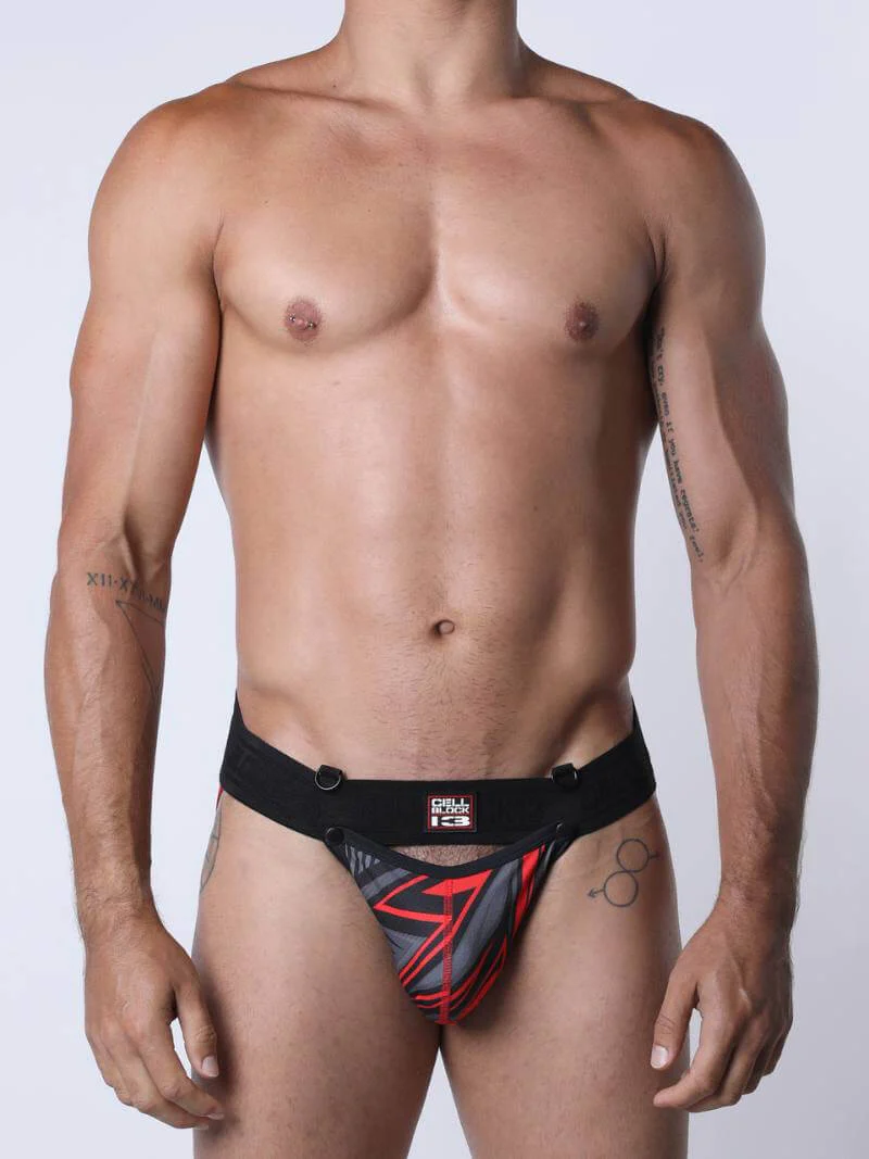 CellBlock13 Kennel Club Snap Off Jockstrap With Removable Pouch