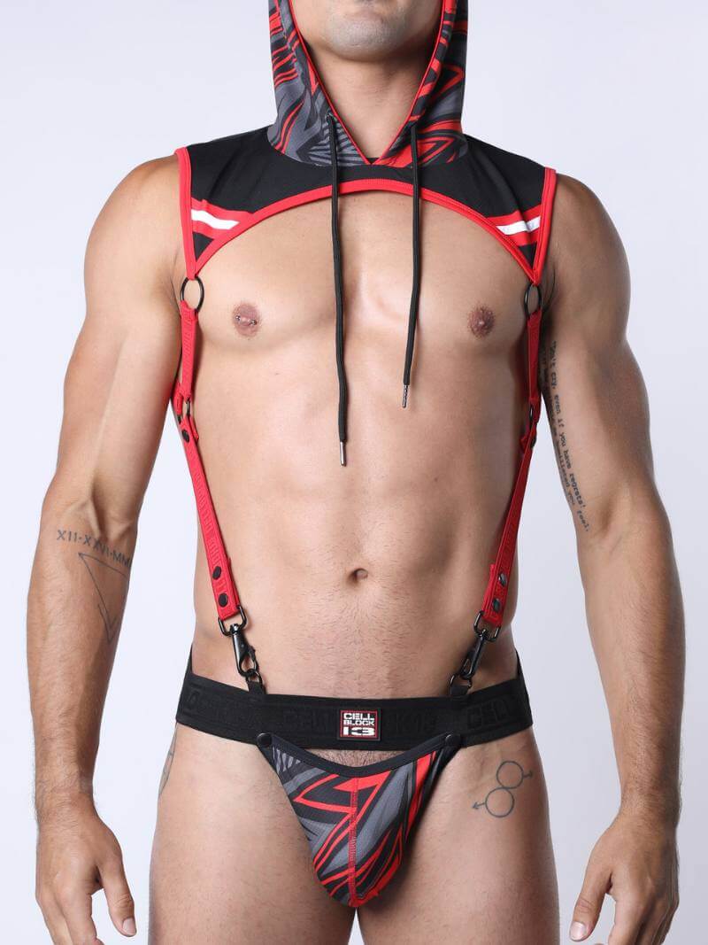 CellBlock13 Kennel Club Lightning Cropped Hoodie