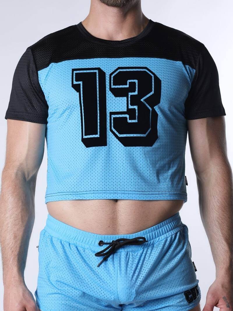 CellBlock13 Sporty Mesh Cropped T-Shirt