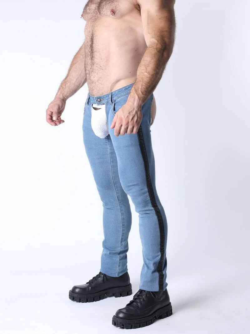 CellBlock13 Terry Denim Chaps - Image 2