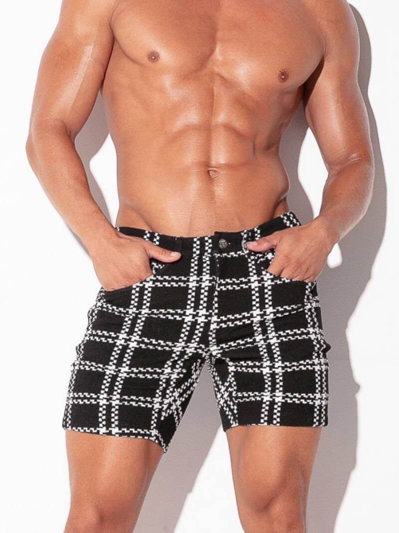 CODE 22 Cameron Plaid Short