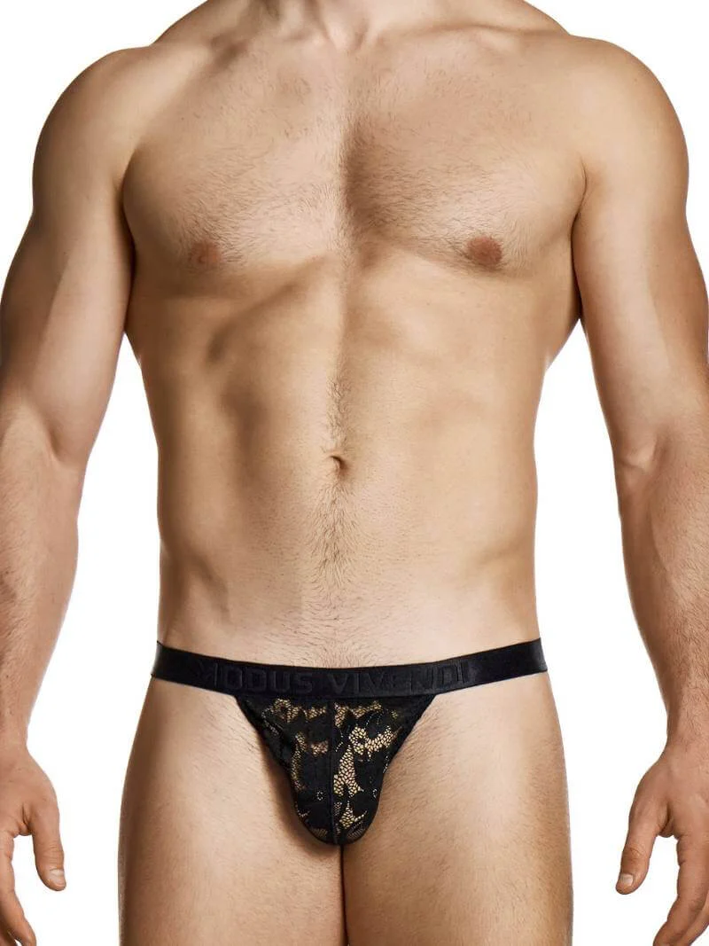 MODUS VIVENDI Floral Lace Thong